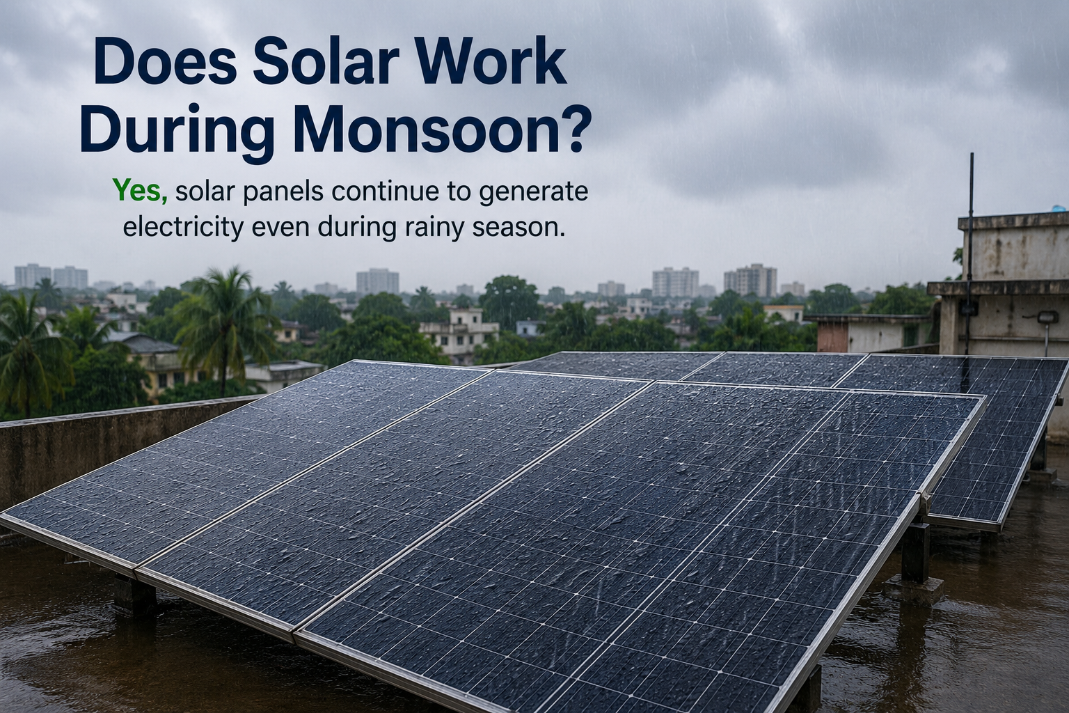 Does Solar Work During Monsoon in Gujarat and Maharashtra