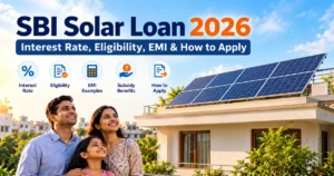 SBI Solar Loan 2026: Interest Rate, Eligibility, EMI & How to Apply